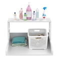 thumbnail image 7 of Koiauber 27.5" Washer Dryer Countertop with Shelf,2-Tier Laundry Countertop with Anti-Slip Strips and Edge Rails,Washer Dryer Topper,Laundry Room Storage Organizer, 7 of 7