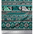 thumbnail image 1 of Soimoi Silk Fabric Stripe & Greek Key Geometric Fabric Prints by Yard 42 Inch Wide, 1 of 1