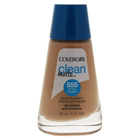 Clean Matte Liquid Foundation - # 555 Soft Honey
