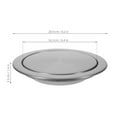 thumbnail image 4 of AURARMLET Stainless Steel Built in Countertop Trash Can Lid with Odor Seal for Kitchen Bathroom, 4 of 7