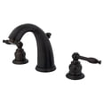 thumbnail image 1 of Kingston Brass GKB985KL Water Saving Knight Widespread Lavatory Faucet, Oil Rubbed Bronze, 1 of 1