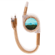 thumbnail image 1 of Cielo azul verde ciencias forestales paisajes naturaleza Cable de carga telescópico múltiples USB tres en uno, 1 of 3