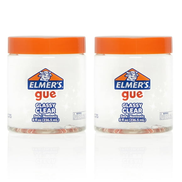 Elmer's Gue Premade Slime Glassy Clear Slime Great for Mixing in Add-ins 1 Count