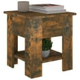 thumbnail image 2 of vidaXL Coffee Table Smoked Oak 40x40x42 cm Engineered wood, 2 of 4