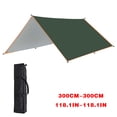 thumbnail image 4 of Fnochy Camping Tarp - Heavy Duty Tent Shelter or Rain Fly - Waterproof Camping Essentials for Backpacking, Hiking, Traveling, Sky Blue, 4 of 8