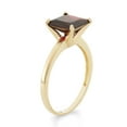 thumbnail image 2 of 10k gold princess cut gemstone ring, 2 of 2
