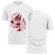 thumbnail image 1 of Hazbin Hotel Hombres Camiseta Texto Gráfico Piscina Impresión 3D Calle Casual Manga Corta Impreso Ropa Básica Blanco/M, 1 of 6