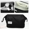 thumbnail image 2 of Unique Bargains Floral Makeup Bag Zipper Flower Cosmetic Pouch Black, 2 of 7