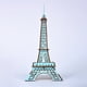 thumbnail image 2 of EeaseMX Rompecabezas de madera 3D de la Torre Eiffel, juguete educativo, rompecabezas divertido para niños (azul), 2 of 7