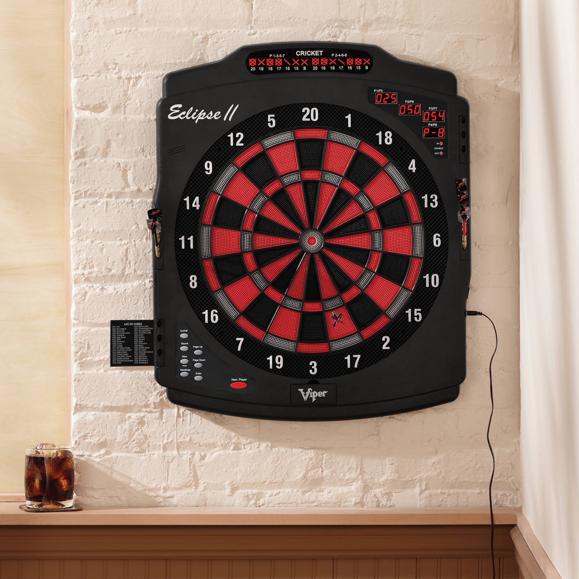 viper eclipse electronic dartboard