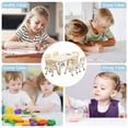 thumbnail image 5 of Towallmark 47.2" x 23.6" Kids Table and 6 Chairs Set, Adjustable Height Childrens Table Set for Ages 3-10, Toddler Activity Table with Graffiti Top, Non Slip Legs, 300Lbs Capacity, 5 of 9
