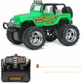 thumbnail image 2 of New Bright Radio Control 1:16 Green Jeep, 2 of 2