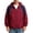 Wine, variant on Color Blocked Hoodie Jacket for Men Lightweight Full Zip Sun Protection Outwear Long Sleeve Casual Loose Coat with Pockets
