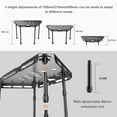 thumbnail image 4 of Graflsoa Table de Camping Portable en Alliage d'Aluminium avec Tige d'Extension de 90mm, Hauteur Réglable pour Pique-Niques en Plein Air, Randonnée et Pêche, 4 of 6