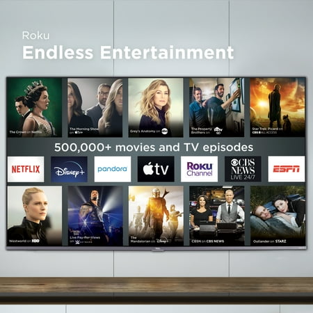 TCL - 75” Class 4 Series 4K UHD Smart Roku TV