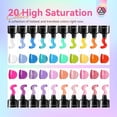 thumbnail image 2 of Kit de colores de uñas de poligel SAVILAND, extensión de uñas de 20 colores, 2 of 7