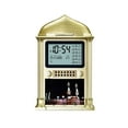 thumbnail image 2 of Calendar Alarm Clock Ramadan Gift Battery Operated Wall Mounted Alarm Clock golden, 2 of 8