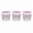 Pink, variant on 3 Pack Silicone Sphere Ice Maker Mold, 3" White Large Round Ice Ball Tray for Whiskey & Cocktails, Easy Release,White,3" x 2.8"