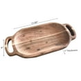 thumbnail image 2 of IH Casa Decor Acacia Bois De Service Ovale Avec Double Poignée, 2 of 4