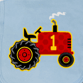 thumbnail image 3 of Inktastic Red Tractor 1st Birthday Baby Burp Cloth, 3 of 3