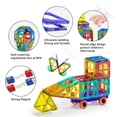 thumbnail image 4 of Set de construcción magnético TEMI Magnetic Tiles, 80 piezas, para niños a partir de 3 años, 4 of 5