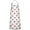 White Cow Head, variant on White Cow Milk Pattern Apron-Garden Aprons for Women with Pockets-Cotton Linen Waterproof Kitchen Cooking Gardening Aprons Adjustable for Kitchen,Cooking,BBQ and Salon 33x27 Inch