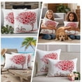 thumbnail image 6 of Valentine's Day Outdoor Waterproof Pillow Covers Set of 2, Modern Red Heart Love Tree Bicycle Romantic Pillowcase Decorative Throw Cushion Cases for Patio Garden Couch 20 x 20 Inches, 6 of 9