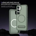 thumbnail image 2 of Allytechgroup for Samsung Galaxy S25 Case, Military Grade Shockproof Phone Cover with MagSafe Compatibility, Magnetic Back for Car Mount - Rugged Slim-Fit Bumper Case (TPU + PC), Green, 2 of 7