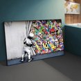 thumbnail image 4 of Street Art Graffiti Wall Art Curtain Canvas Painting ,a, 4 of 4