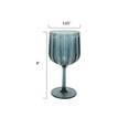 thumbnail image 4 of Better homes & Gardens Tritan Plastic Wine Glass Blue Set, 17oz 4pc, 4 of 6