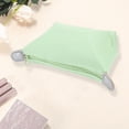thumbnail image 3 of 1 Pc Bolsa de Maquillaje en Forma de Dumpling para Vacaciones, Actividades al Aire Libre, Viaje PU Verde, 3 of 3