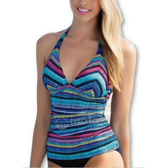 Profile by Gottex Womens Cozumel Halter Tankini Swim Top Separates