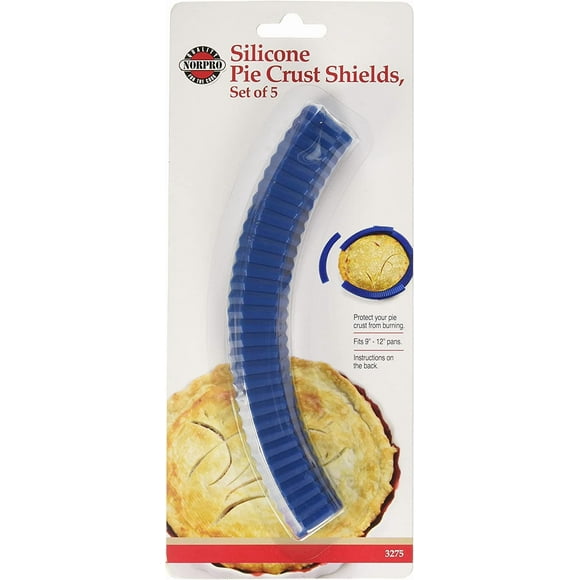 Norpro 3275 5-Piece Silicone Pie Crust Shields