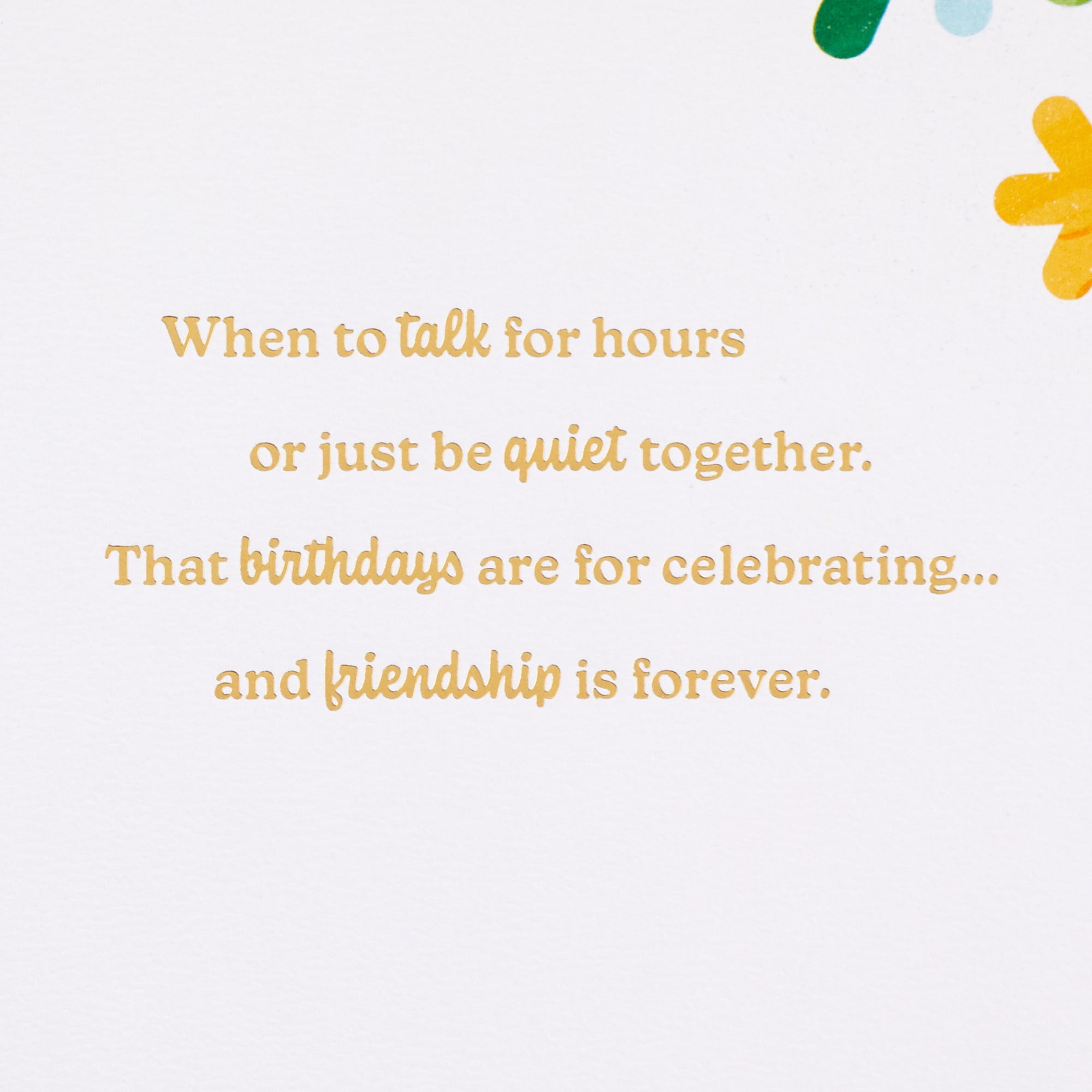 Hallmark Birthday Card for Friend (What A Good Friend Knows)