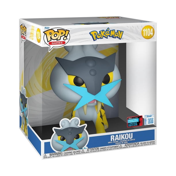 Figura de Vinilo Funko Pop Jumbo Raikou Pokémon 25 cm
