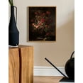 thumbnail image 5 of Drsoum Vintage Red Rose Floral Wall Prints Classic Retro Farmhouse Rustic Flower Art Decorations for Living Room Kitchen 8x10in Natural Framed, 5 of 6