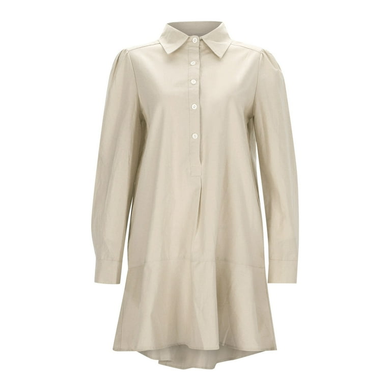 black long sleeve dress with collar Women's Black, Lay Down Collar, Long Sleeve Dress Shirt