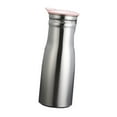 thumbnail image 2 of deevoka Stainless Steel Water Pitcher 100ml Cold Beverage Pitcher for Bar Party Home Pink Lid, 2 of 9