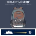 thumbnail image 5 of FORMRS Unisex School Backpack 17" Student Travel Bag with Laptop Compartment, Retro UFO, 5 of 7