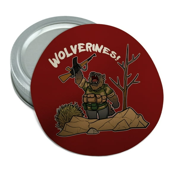 Wolverines War Rifle Round Rubber Non-Slip Jar Gripper Lid Opener