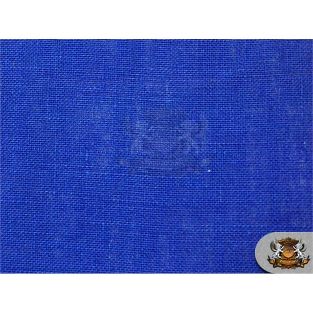 Burlap ROYAL BLUE Fabric / 60" Wide / Sold by the yard