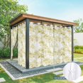 thumbnail image 6 of Outdoor Curtains for Patio Waterproof, Watercolor Forest Green Outdoor Privacy Panels Grommet, Abstract Art Modern Trees Blackout Outside Curtains for Porch/Cabana/Pergola/Gazebo 54"x95", 2 Panels, 6 of 8