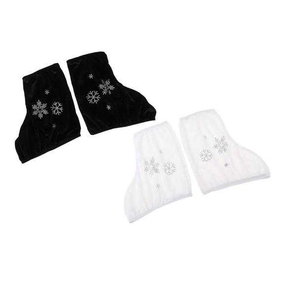 2 para botas de patinaje para adultos, para , accesorios elásticos Cola Funda para botas de patinaje artístico