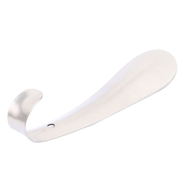 Unique Bargains Chausse-Pied à Manche en Acier Inoxydable 14,5 cm de Long Ton Argenté