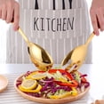 thumbnail image 4 of Using Buffet Pasta Flatware Utensils Tableware Dinnerware Restaurant Tools Spoons Forks Salad Fork Dinner Spoon Dessert Spoon PURPLE, 4 of 8