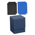 thumbnail image 4 of Caja de baraja de cartas coleccionables shamjiam organizador protector estuche de cartas de juego Premium Azul oscuro, 4 of 8