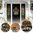 thumbnail image 2 of Halloween Wood Fall Wreaths for Front Door Decoration, Welcome Signs, 2 of 8