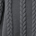 thumbnail image 6 of HAOTAGS Men’s Zip-Up Polo Shirts Lightweight Clean Minimalist Design, Subtle Textured Knit Casual Layering Pullover Tops Dark Gray Size 2XL, 6 of 6