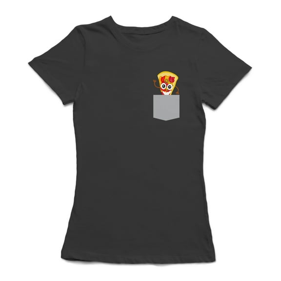 Funny Pocket Pizza Food Lover Women's T-shirt