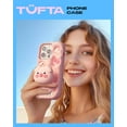 thumbnail image 3 of Kawaii 3D Pig Phone Case with Stand and Grip for iPhone 14, Cute Cartoon Animal Phone Cover for Girls, Boys, Kids, Teens, and Womens Pink, 3 of 8